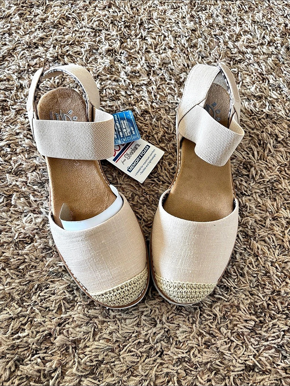 Børn Kendra Børn Women's Wedge Sandals Beige US 6 NWT